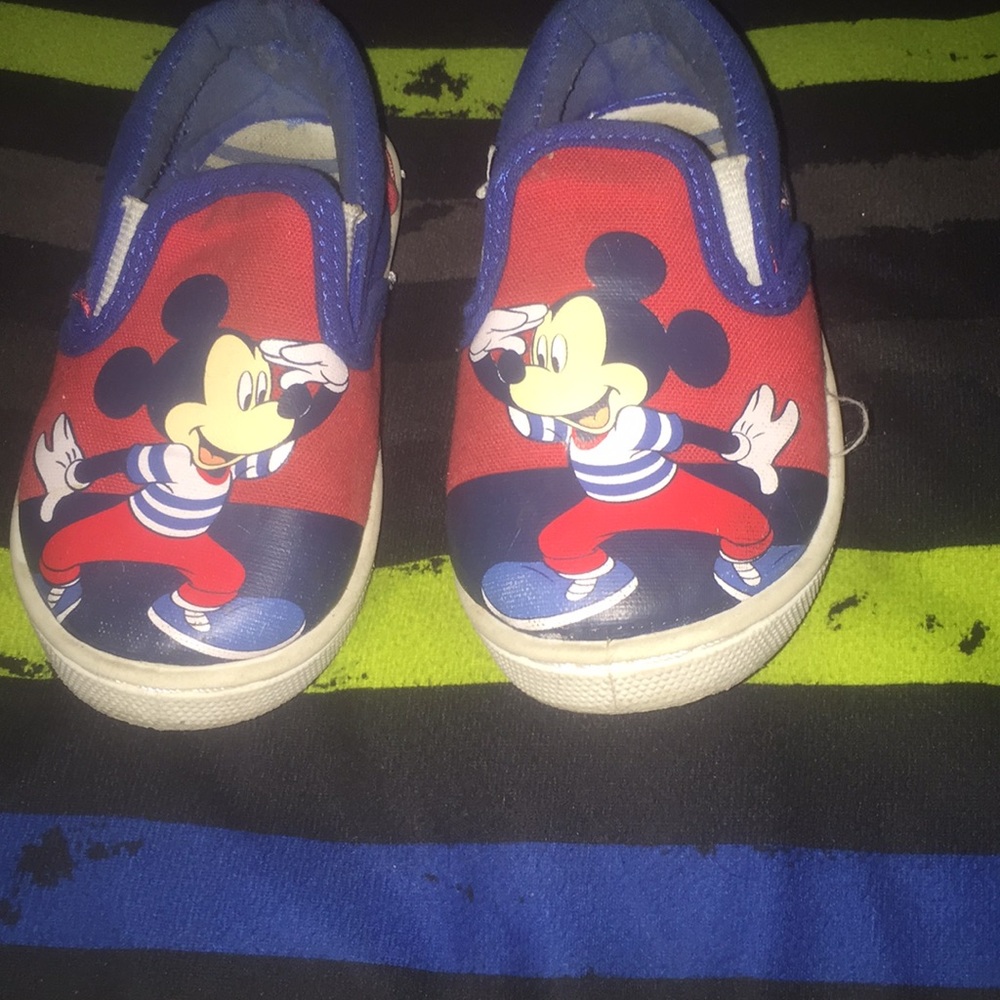 Mickey Mouse slip ons